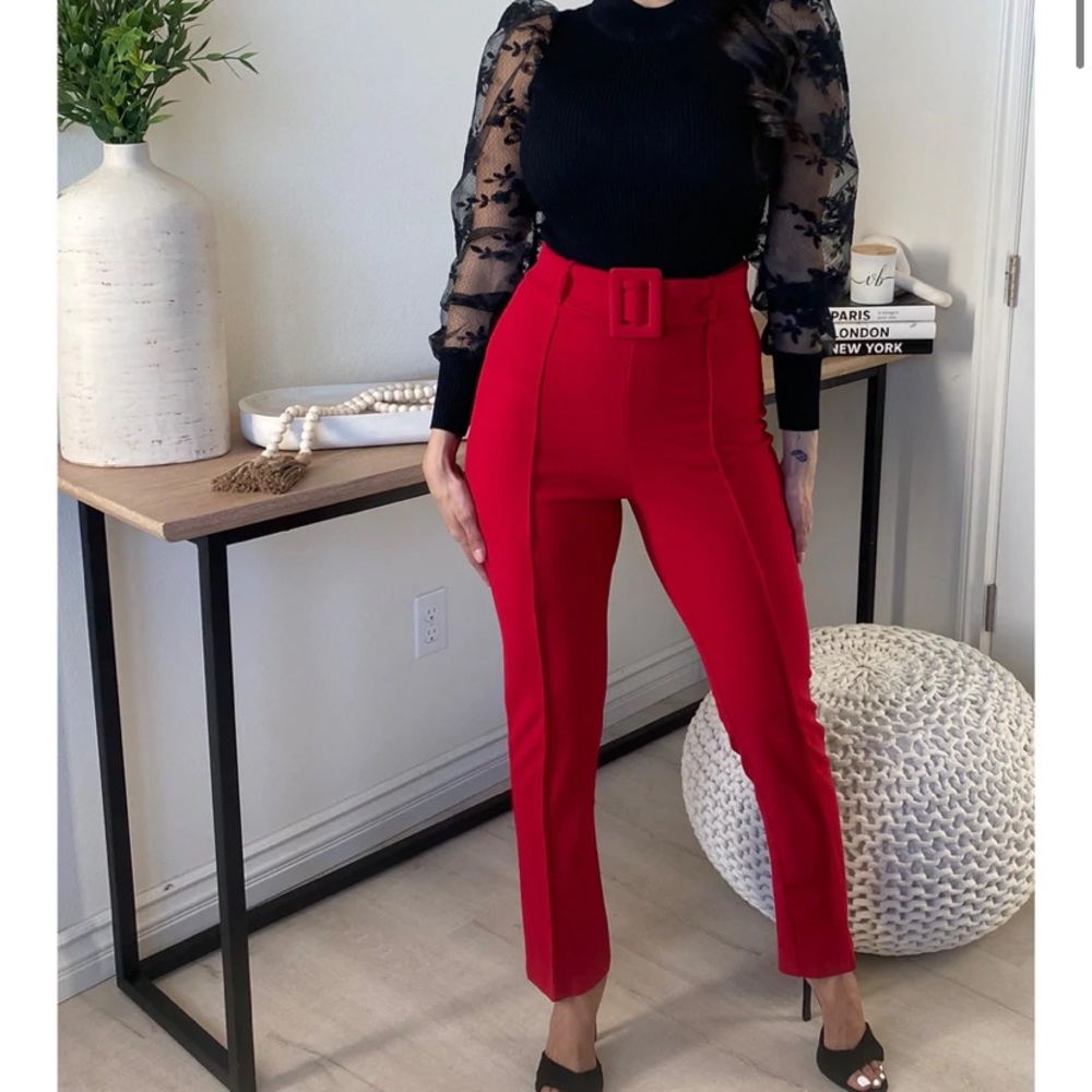 Ankle tapered pants